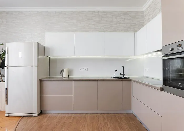 с двумя спальнями в центре города Appartement